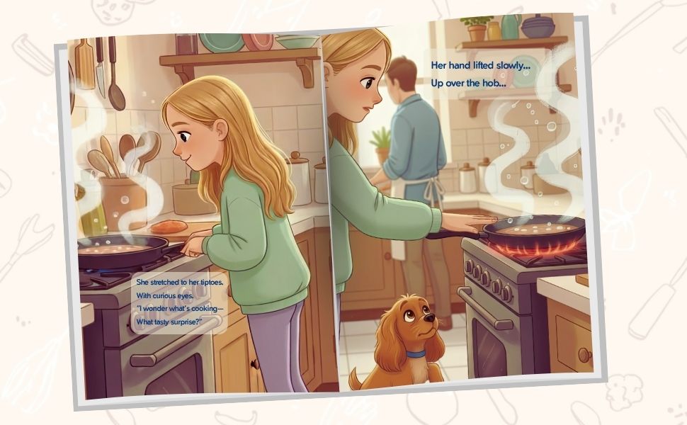 Interior spread from Too Hot To Touch