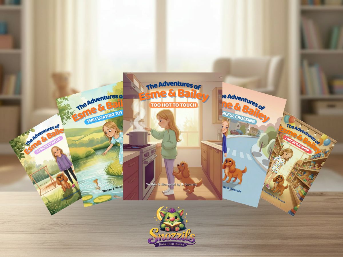 A selection of Esme and Bailey book covers