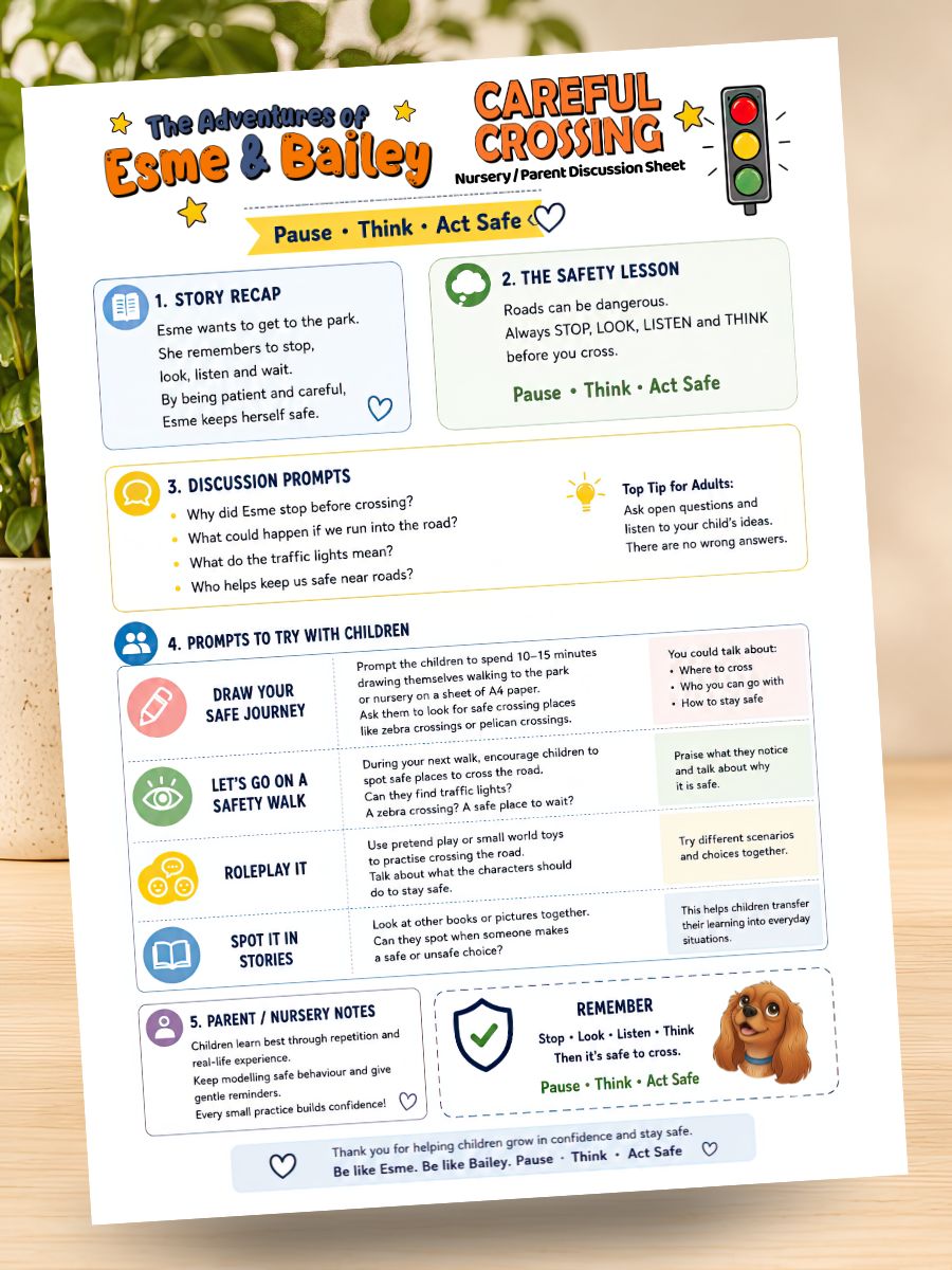 Preview of the Careful Crossing nursery and parent discussion pack
